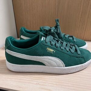 Green Puma Sneakers
